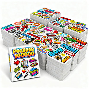 Logotipo personalizado de la marca 3D resina epoxi pegatina impresión beso corte hojas gel cúpula pegatinas para decoración de regalo - Product Image 5