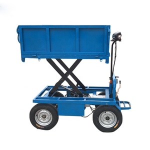 Di động kho tùy chỉnh bốn bánh xe thủy lực <span class=keywords><strong>Scissor</strong></span> Lift bảng xe đẩy nâng nền tảng - Product Image 1