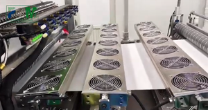 Macchina per la piegatura di filtri HEPA a mini pieghe |   Piegatrice Automatica per Filtri ULPA con Sistema di Distanziatori a Fusione a Caldo - Product Image 4