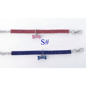 Collar Elástico de Lujo Moderno con 3 Hileras de Diamantes de Imitación para Perros y Gatos, con Decoración de Cristal, Diseño Simple, Brillante, Accesorio para Mascotas - Product Image 5