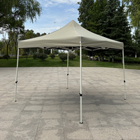 Tente d'événement pliable d'extérieur avec auvent carré à quatre coins, couverture de stationnement pour balcon ou publicité automobile