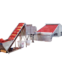 Machine de fabrication de pâte de tomate personnalisée à faible MOQ, prix usine, machine commerciale de traitement de sauce tomate et de ketchup, 1 ensemble