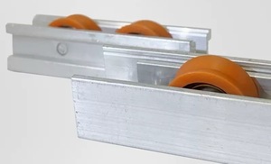 Fabrika özel cam sürgülü kapı kasnak pencere tekerlek sürgülü kapı pencere şerit kasnak ev dilsiz donanım Abalone oluk Whee - Product Image 5