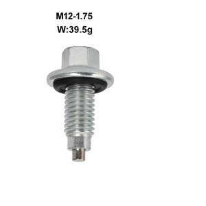 Magnetic Oil Drain <b>Plug</b> M12-1.75 For GM Vehicles With <b>Rubber</b> Seal Engine System Gasket Replacement Part - Product Image 5