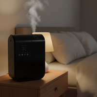 Diffuseur intelligent d'huiles essentielles pour aromathérapie, désodorisant d'air pour grandes pièces, diffuseur de parfum commercial sans eau en plastique pour HVAC