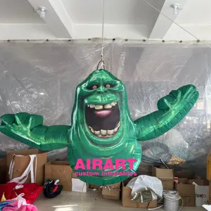 Chinese halloween props supplier inflatable flying Devil,inflatable evil monster for building hanging decoration