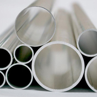 Profilé en Aluminium sans soudure de grand diamètre 6063, Tubes en Aluminium anodisé