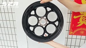 Maßgefertigte 12-Zoll Aluminiumfelgen für <span class=keywords><strong>Vespa</strong></span> GTS GTV 300 mit Doppel-Scheibenbremsen - Product Image 6