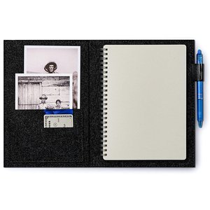 Cahier de mode direct d'usine avec sac de maternité bon marché à reliure en spirale en couverture en feutre - Product Image 6