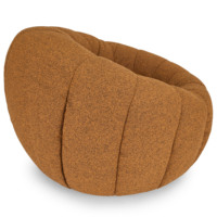 Canapé-lit pivotant en forme de citrouille de style européen moderne, vente chaude, avec revêtement en tissu pour hôtel, salon