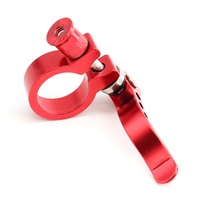 WXSNY 31.8mm 34.9mm levier de verrouillage de came en aluminium anodisé pince de tige de selle de vélo à dégagement rapide