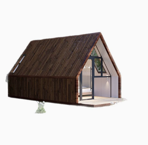 Cabane en bois à ossature A en promotion, maison de type grange pour complexe hôtelier, gîte, camping, villa préfabriquée triangulaire, chambre d'hôtes extérieure à montage rapide - Product Image 5