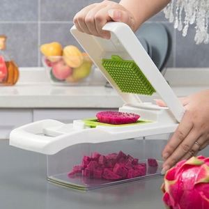 Multifunctional Manual Fruit Onion Mandoline Slicer Machine 16-1 <b>Kitchen</b> <b>Tools</b> <b>Gadgets</b> Vegetable Cutter Chopper Potato Dicer - Product Image 2