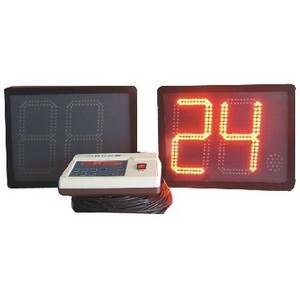 Temporizador de Baloncesto Rayer de 24 Segundos, Inalámbrico, de un Solo Lado, con Alarma de Finalización, para Uso en Cancha - Product Image 1