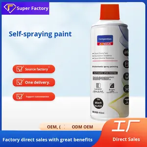 Peinture de réparation antirouille auto-pulvérisante Revêtement liquide <span class=keywords><strong>Vernis</strong></span> à changement de couleur Noir Rouge-<span class=keywords><strong>Retouche</strong></span> automatique à la main - Product Image 2