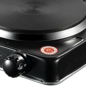 HALEY 1000Wポータブルミニ電気シングルバーナーホットプレートセラミックパネル電池式ストーブ実験室または家庭用 - Product Image 6