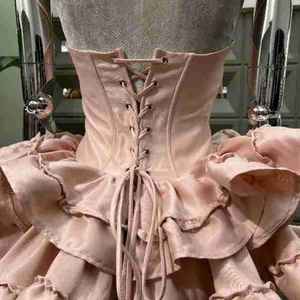 Abito Boutique di alta qualità 2025 <span class=keywords><strong>da</strong></span> <span class=keywords><strong>donna</strong></span> in pizzo con torta e Pompadour abito <span class=keywords><strong>da</strong></span> sera a spina di pesce con pantaloncini di <span class=keywords><strong>zucca</strong></span> abbinati - Product Image 5