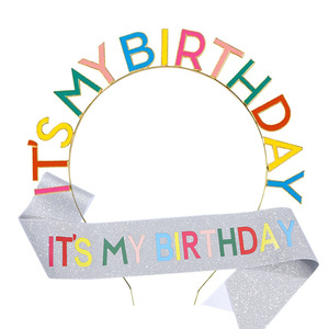 Es <span class=keywords><strong>mi</strong></span> diadema <span class=keywords><strong>de</strong></span> <span class=keywords><strong>cumpleaños</strong></span> con faja Arco Iris <span class=keywords><strong>cumpleaños</strong></span> diadema Tiaras para <span class=keywords><strong>cumpleaños</strong></span> Tiara <span class=keywords><strong>princesa</strong></span> banda para el cabello regalo - Product Image 3