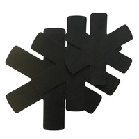 Meilleure Vente : Tapis de protection pour fond de casserole en feutre, style poisson à six griffes, anti-brûlure, isolation thermique, facile à nettoyer