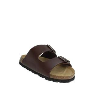 Grunland Pantoufles pour hommes CB3013-40 Sandales confortables en cuir marron - Product Image 5