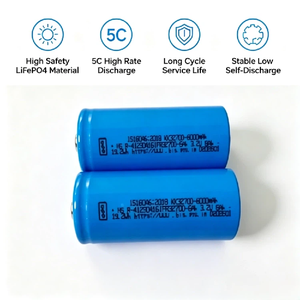 แบตเตอรี่ทรงกระบอก LiFePO4 32700 ขนาด 3.2V 6000mAh แบบชาร์จได้ สำหรับเก็บพลังงานแสงอาทิตย์ - Product Image 3