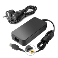 Adaptor Daya Laptop AC DC Slim Square USB Tip 20V 8.5A 170W untuk Lenovo Thinkpad Gaming PC, Charger Laptop, Adaptor AC Chip N X P