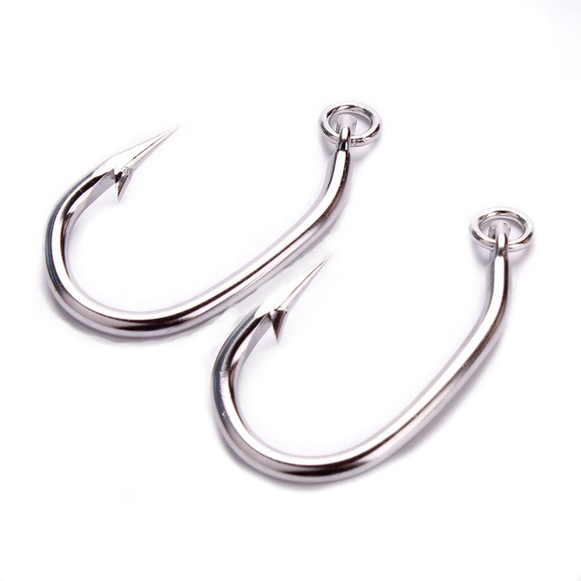 High Intensity Sea Fishing Stainless Steel Tuna Fishing Hooks for Saltwater Fishing
