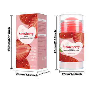 Crème pour les pieds à la fraise, <span class=keywords><strong>prix</strong></span> <span class=keywords><strong>de</strong></span> gros, pour pieds secs et gercés, hydratante, nourrissante, réparatrice <span class=keywords><strong>de</strong></span> la peau - Product Image 2