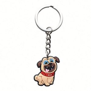 Promotion Personalized Key Chains 3d Logo Custom Made Shaped Design <b>Anime</b> Dog PVC Soft Rubber <b>Keychain</b> - Product Image 4