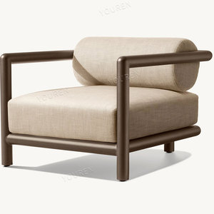 Juego de sofá de teca de hotel de lujo Juegos de <span class=keywords><strong>restauración</strong></span> de calidad de lujo Muebles de exterior Diseño Juego de sofá de jardín - Product Image 6