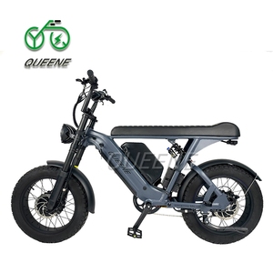Bicicleta Eléctrica Todoterreno Queene Powerful, 48V60V 35AH, Neumáticos Anchos, Híbrida con Motores Duales y Baterías Dobles - Product Image 6
