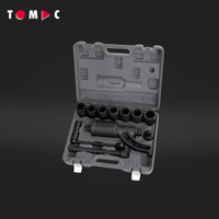 TOMAC Ensemble de multiplicateur de couple professionnel de 11 pièces 1 pouce 4000 Nm Kit d'outils de réparation robuste personnalisé pour usage industriel