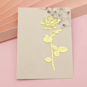 Ready To Ship Florescent Bookmarker Diy Laser Cut Preserved Floral Rose Frame Hollow Flower Gold Custom Metal Bookmarks