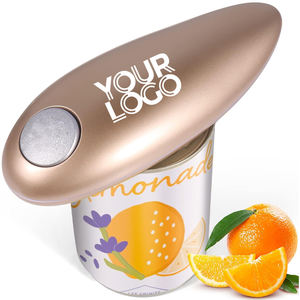 Abrelatas eléctrico con pilas seguro para alimentos manos libres personalizado con logotipo al por mayor abrelatas eléctrico automático - Product Image 1