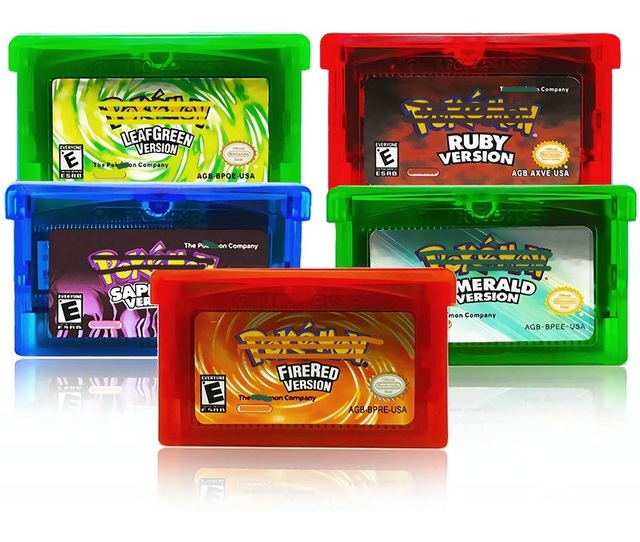 Pokenom Game Cartridge Cards for GameBoy Game Boy Advance SP GBA SP Sell Well Nostalgia Video Games