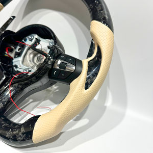 Volant en fibre de carbone forgé adapté aux <span class=keywords><strong>BMW</strong></span> E90 E91 E93 <span class=keywords><strong>E80</strong></span> F18 F35 F22 F80 F10 F30 M2 M3 M4 M5 M6 - Product Image 2