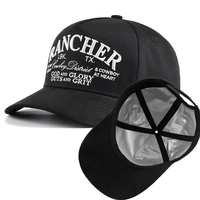 Casquette de baseball structurée à visière incurvée, en tissu Oxford à pois Dobby, avec doublure brodée personnalisée, style sport et mode, fermeture snapback, vente en gros