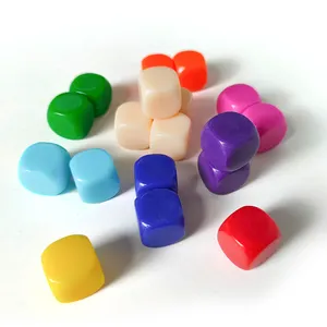 Dados <span class=keywords><strong>de</strong></span> Plástico Negros con Puntos Blancos, Dados <span class=keywords><strong>de</strong></span> Lujo para Casino, Personalizados, para Juegos <span class=keywords><strong>de</strong></span> Mesa como <span class=keywords><strong>Ludo</strong></span>, Tarot, Póker, Ajedrez y Cartas, Dados D6 <span class=keywords><strong>de</strong></span> 6 Caras - Product Image 3