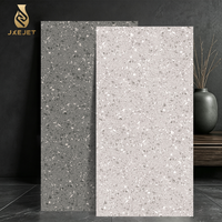 Matériaux de construction, carreaux métalliques d'intérieur, carreaux en porcelaine rustique émaillée, carreaux en céramique gris marbré 600x1200 pour sol