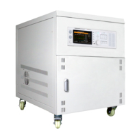 Alimentation électrique à fréquence variable programmable triphasée 6KVA, stabilisateur de tension AC haute puissance industriel