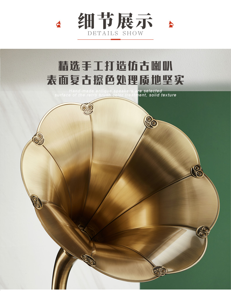 High End Turntable Multifunction  Player Record Player Vinyl Record Box Phonograph Record Player