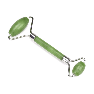 100% Natural crystal gemstone facial massager green jade face roller massage with box - Product Image 4
