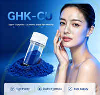 Liste de prix des peptides, livraison rapide, pureté 99%, poudre de peptides lyophilisés, peptides lyophilisés GHK-CU, matières premières cosmétiques