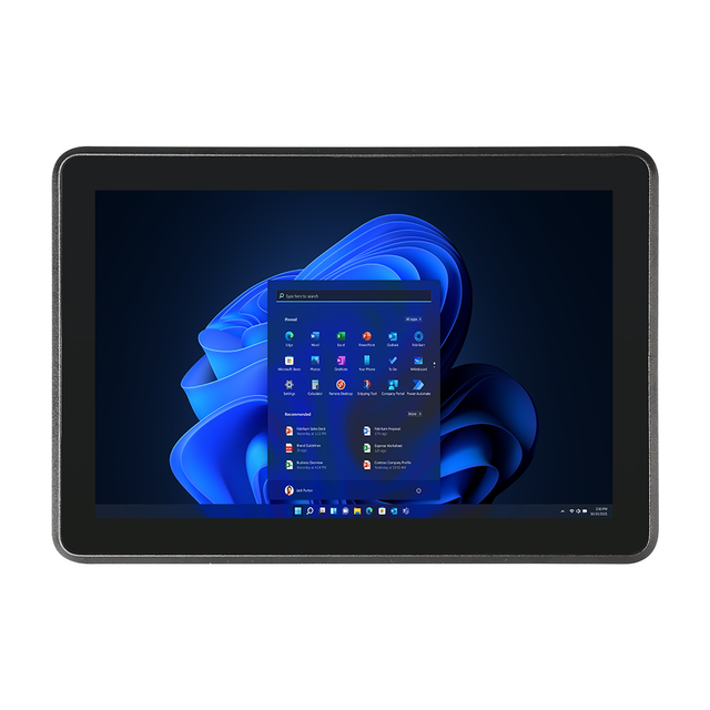 Promotion 17'' IP65 Front Embedded Aluminium Panel PC I3 J4125 Win10/11 Capacitive Touch All-in-One Industrial 4GB RAM 128GB SSD