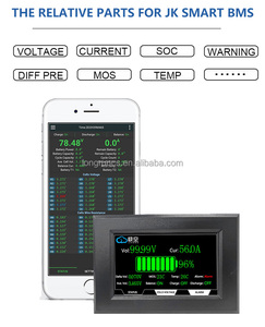 จอแสดงผล JK-LCD ขนาด 2.0 นิ้ว 3.2 นิ้ว 4.3 นิ้ว JK Smart BMS Display รุ่น JK-LCD4.3-TTL-P 7.0LCD V19 สำหรับระบบกักเก็บพลังงานในครัวเรือน - Product Image 4