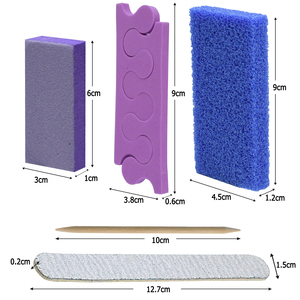 USA spedizione gratuita Set 200/custodia <span class=keywords><strong>professionale</strong></span> 5 in 1 Set <span class=keywords><strong>Manicure</strong></span> monouso 5 pz <span class=keywords><strong>Kit</strong></span> <span class=keywords><strong>Pedicure</strong></span> per salone di bellezza - Product Image 5