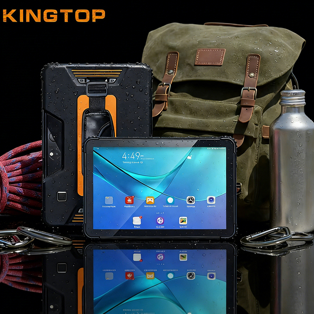 ODM 4G Industrial 10.1 Inch Rugged Tablet Pc 6000mAh with Nfc Ip68 Waterproof 2D Scanner Android Tablet Business Use