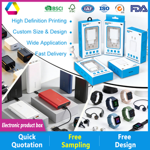 Cajas de Embalaje de Cartón Corrugado Asépticas y Ecológicas Personalizadas para Productos Digitales, Bancos de Energía, Cargadores de Doble Enchufe - Product Image 3