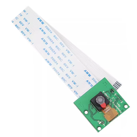 Caméra d'interface Raspberry Pi CSI avec câble ruban flexible de 15 cm et 5 mégapixels, compatible avec la 3ème génération B/2ème génération
