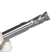 CNC Chip Breaker Endmills Compression Router Bits 22mm Spiral Milling Solid Carbide Cutter 2 Flûte -- 12mm Shank up Down Helical
